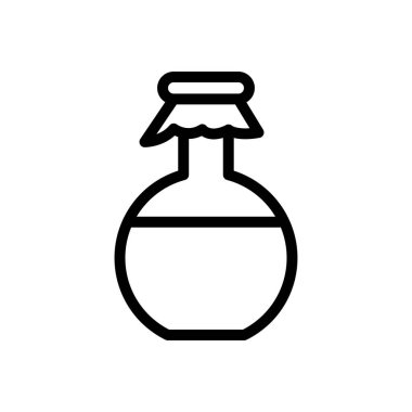 beher vektörü ince çizgi simgesi