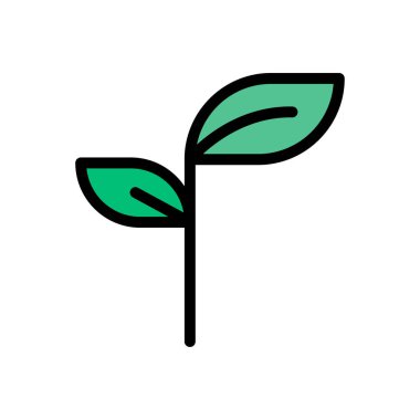 vektör düz renk simgesini bırak