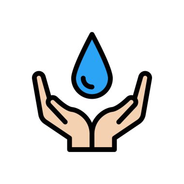 bakım vektörü düz renk simgesi