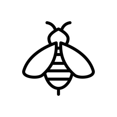 apioterapi vektörü ince çizgi simgesi