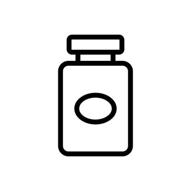 bal vektörü ince çizgi simgesi