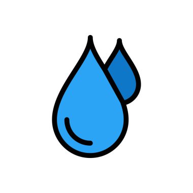 vektör düz renk simgesini bırak