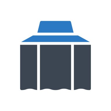 Arı kovanı vektör renk simgesi