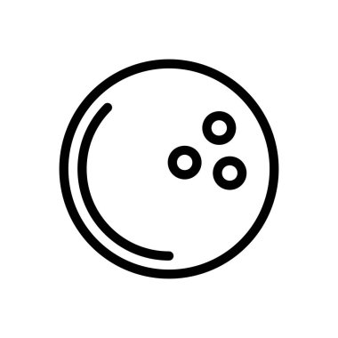 Skittle vektör ince çizgi simgesi