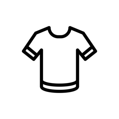 Jersey vektör ince çizgi simgesi