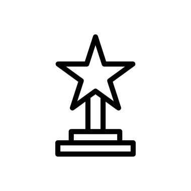 ödül vektörü ince çizgi simgesi