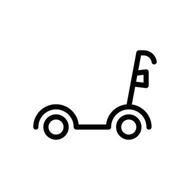 spor vektörü ince çizgi simgesi