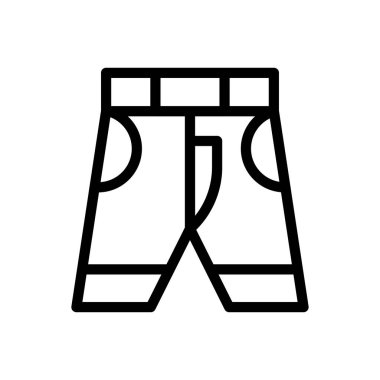 Kumaş vektörü ince çizgi simgesi