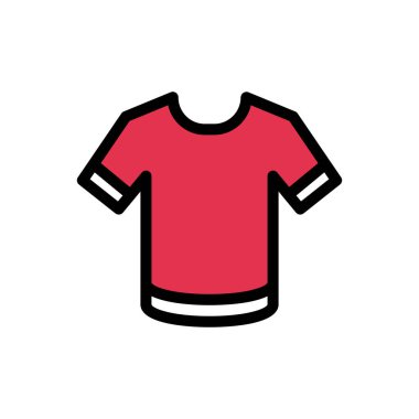 jersey vektör düz renk simgesi