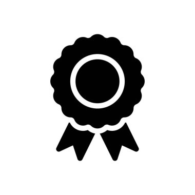 Madalya vektör düz simgesi