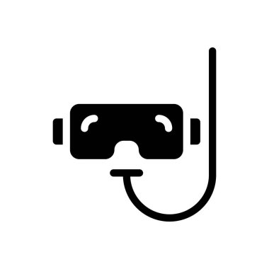 maske vektör düz simgesi