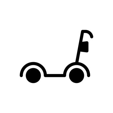 spor vektörü simgesi düz simgesi