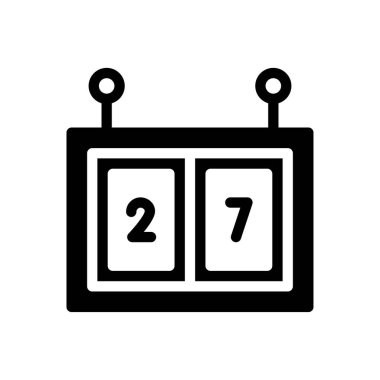 eşleşen vektör düz simgesi