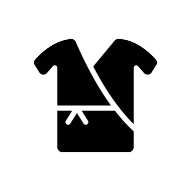 kostüm vektör düz simgesi