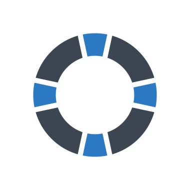 yaşam vektörü renk simgesi