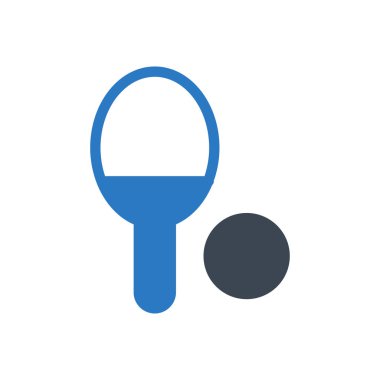 Tenis vektörü renk simgesi