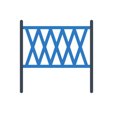 badminton vektör renk simgesi