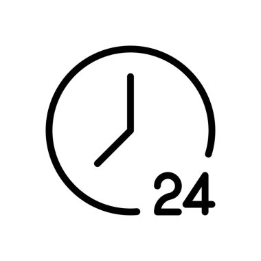 vektör ince çizgi simgesini destekle