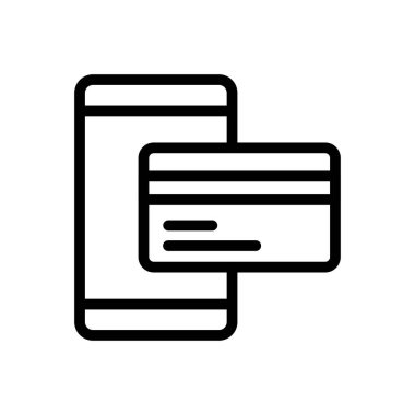 çevrimiçi vektör ince çizgi simgesi