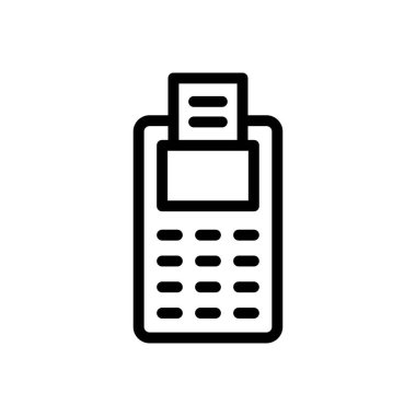 e ticaret vektörü ince çizgi simgesi