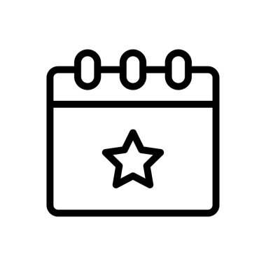 tarih vektörü ince çizgi simgesi