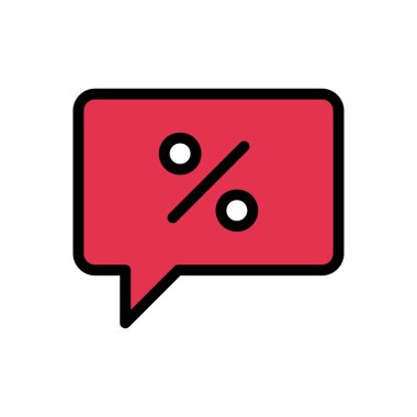 satış vektörü düz renk simgesi