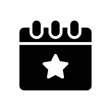 tarih vektörü simgesi düz simgesi