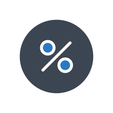 satış vektörü renk simgesi