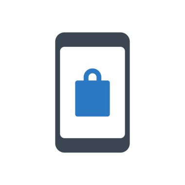 mobil vektör renk simgesi