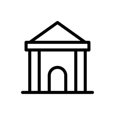 vektör ince çizgi simgesi oluşturuluyor