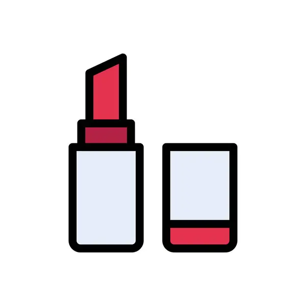Makeup Vektor Flache Farbe Symbol — Stockvektor