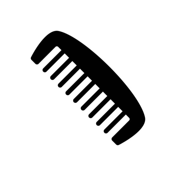 hair  vector glyph flat icon