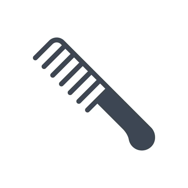 Vecteur Cheveux Glyphe Icône Couleur — Image vectorielle