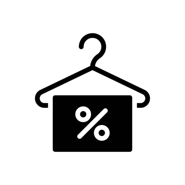 Sale Vector Glyph Flat Icon — Stock Vector