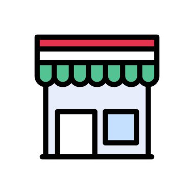 vektör düz renk simgesini kaydet