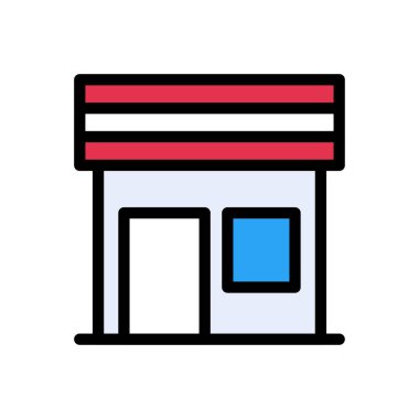 vektör düz renk simgesini kaydet