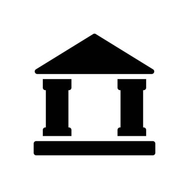 adresvektör düz simgesi