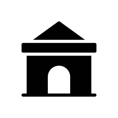 ev vektörü sembolü düz simge