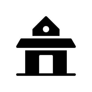 ev vektörü sembolü düz simge