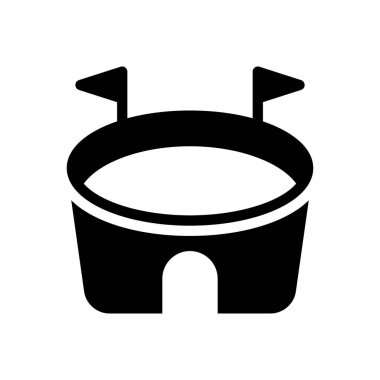 Arena vektör düz simge