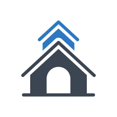 ev vektörü renk simgesi