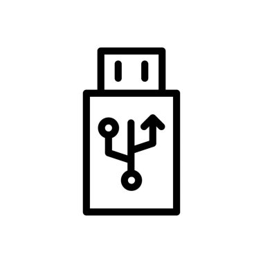 flaş vektör ince çizgi simgesi