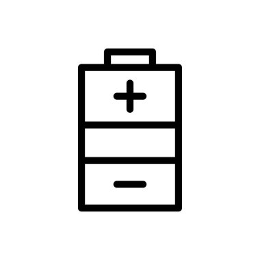 yük vektörü ince çizgi simgesi