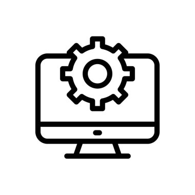 dizin vektörü ince çizgi simgesi