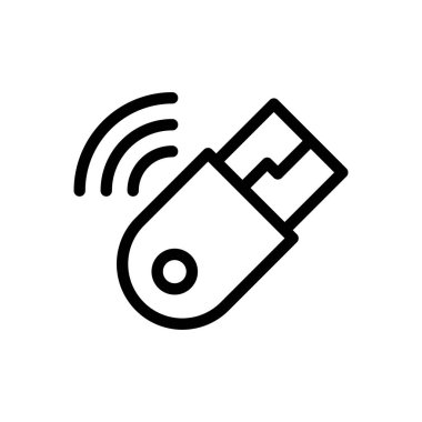 flaş vektör ince çizgi simgesi