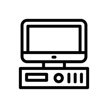 vektör ince çizgi simgesini izle