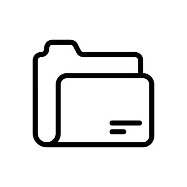 dizin vektörü ince çizgi simgesi