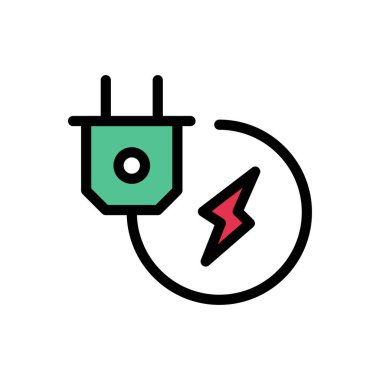 Düz vektör renk simgesini doldur