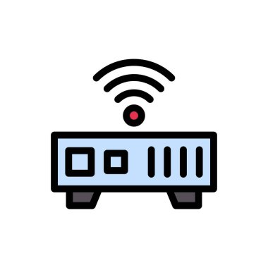 yönlendirici vektör düz renk simgesi