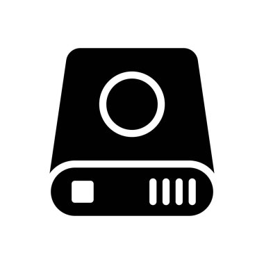 depolama vektörü simgesi düz simgesi